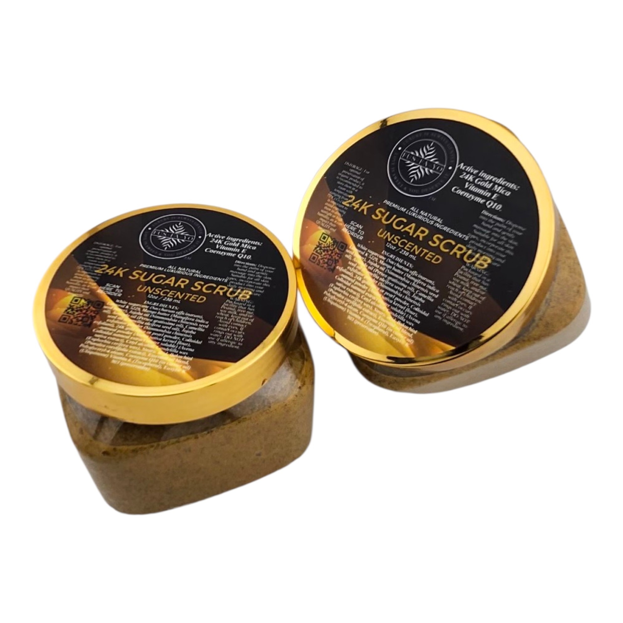 24K Gold sugar scrub 12oz